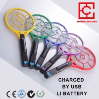 Powerful Electric Mosquito Swatter with LED fly swatter