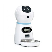 Automatic Cat Feeder Pet Food Dispenser for Cats Dogs, Timed Auto Dog Feeder with Control, Voice Recorder up to 4 Meals